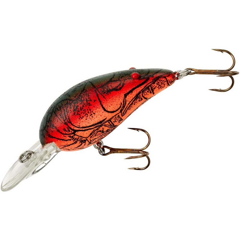Bomber Model 4A Shallow-Medium Diving Crankbait Black Chartreuse