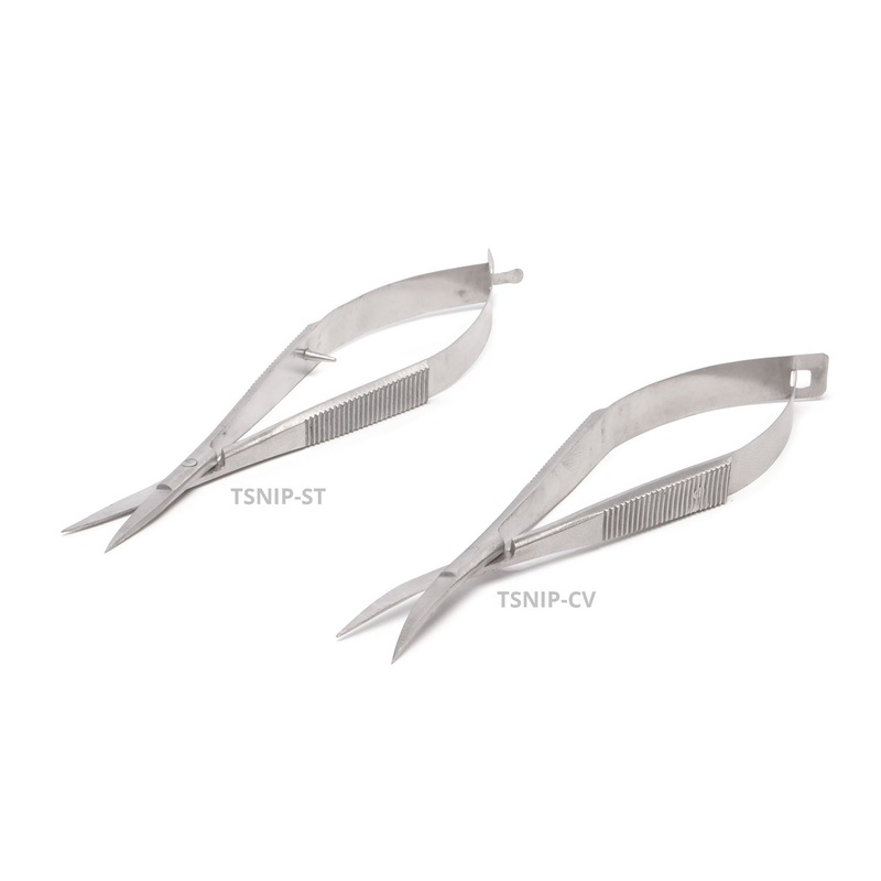 CRB Professional Spring Scissors – Curved or Straight Tip Straight