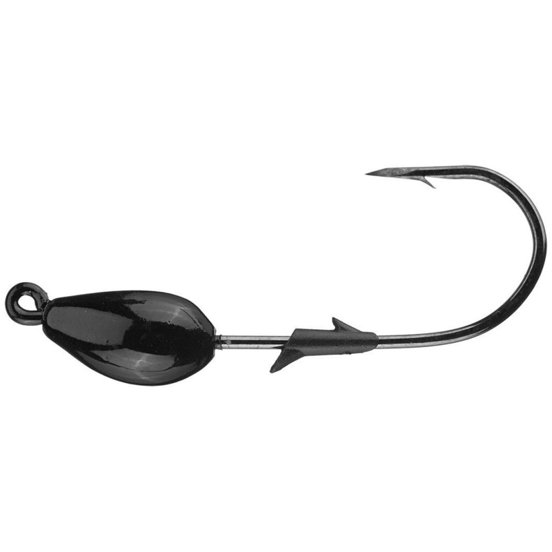 Eagle Claw Trokar Swimbait Jig Head 3 pack Black 4/0 – 1/16 oz