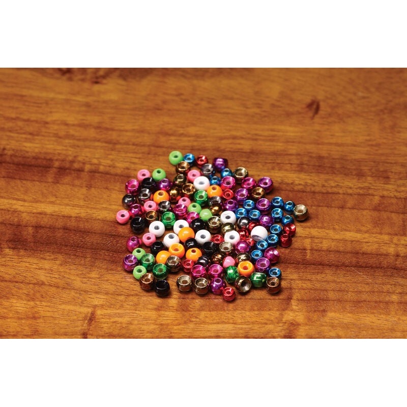 Hareline Plummeting Tungsten Beads Sizes 3/32 5/32 5/64 11 Black Nickel 3/32″ 2.3mm