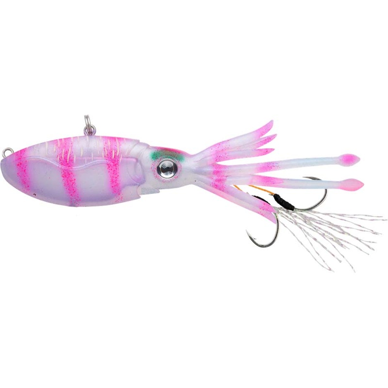 Nomad Design Squidtrex 55 Squid Jig/Vibe Lure – 2 Inch Aqua Ghost 2 inch – 1/6 oz