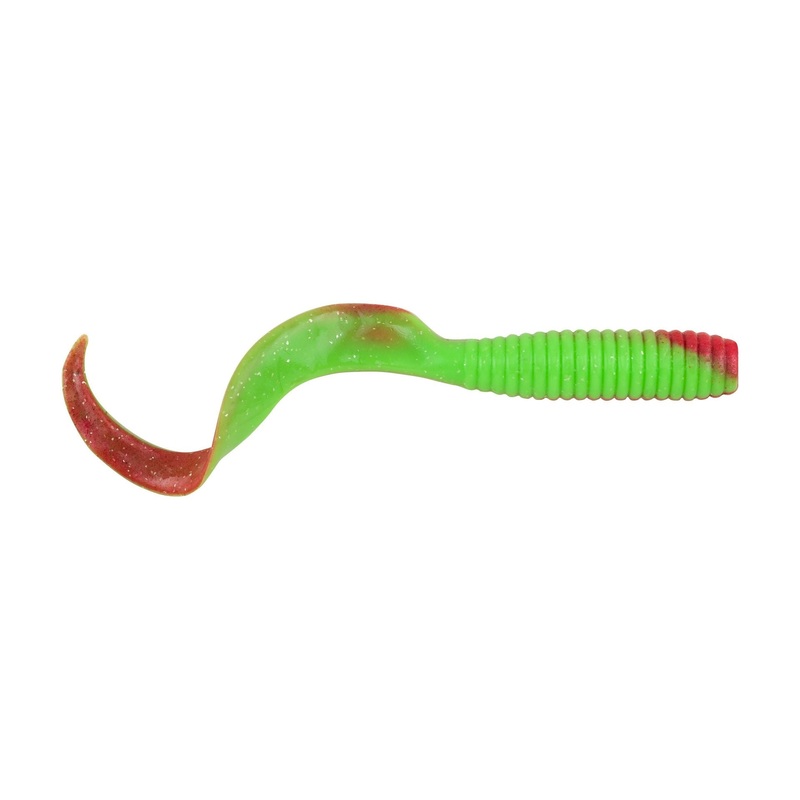 Berkley Gulp! Saltwater Grub White Glow 8 in
