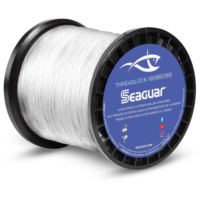 Seaguar Threadlock Braided Fishing Line White 2500 Yards 50 lb