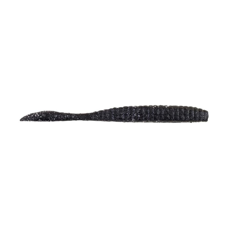 Berkley Powerbait MaxScent Flat Worm 3.6″ – 10pk Black