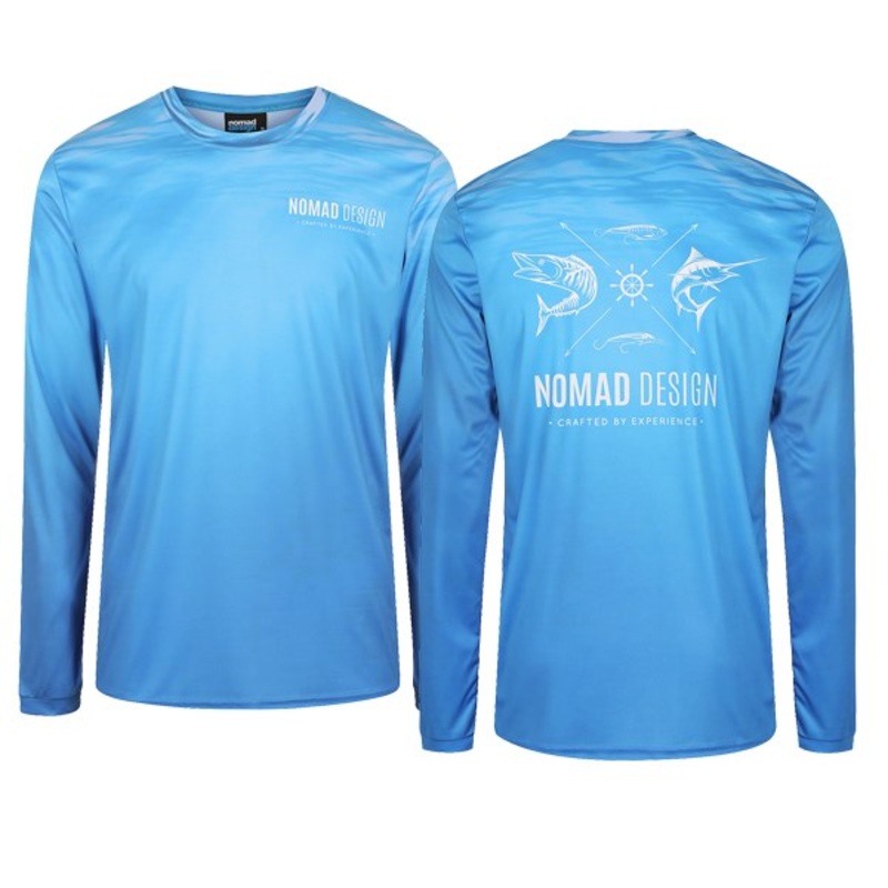 Nomad Design Long Sleeve Fishing Tech Shirt – Nautical Medium