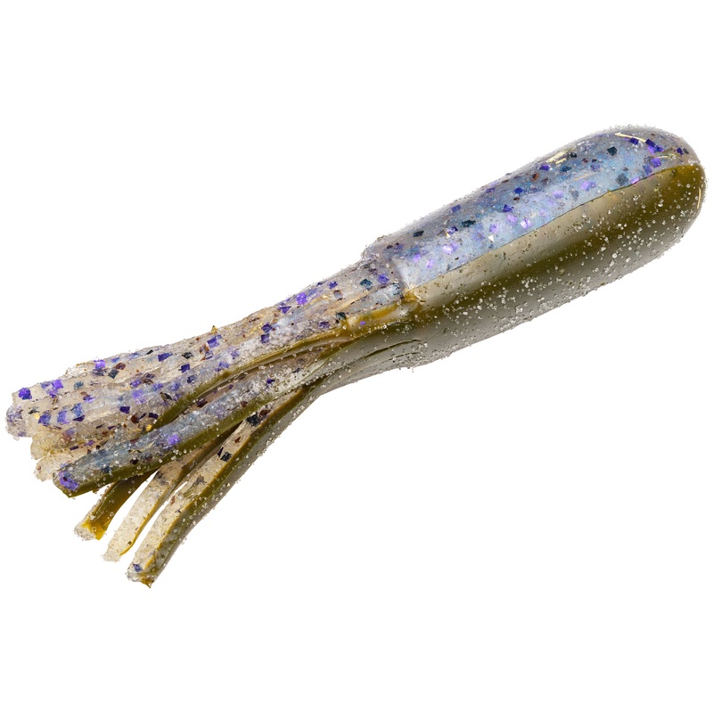 Strike King Coffee Fat Tube 2 3/4 inch Soft Plastic Tube 9 pack Goby Lishish