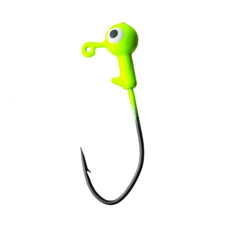 Eagle Claw Lazer Sharp Pro-V Ballhead Jig 10 pack Assorted 1/16 oz