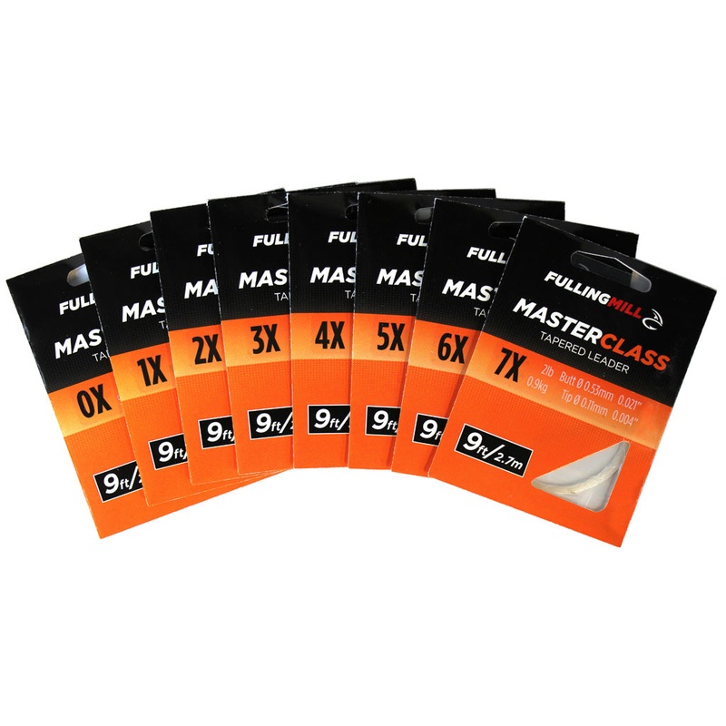 Fulling Mill Masterclass Tapered Leader 9ft 0X