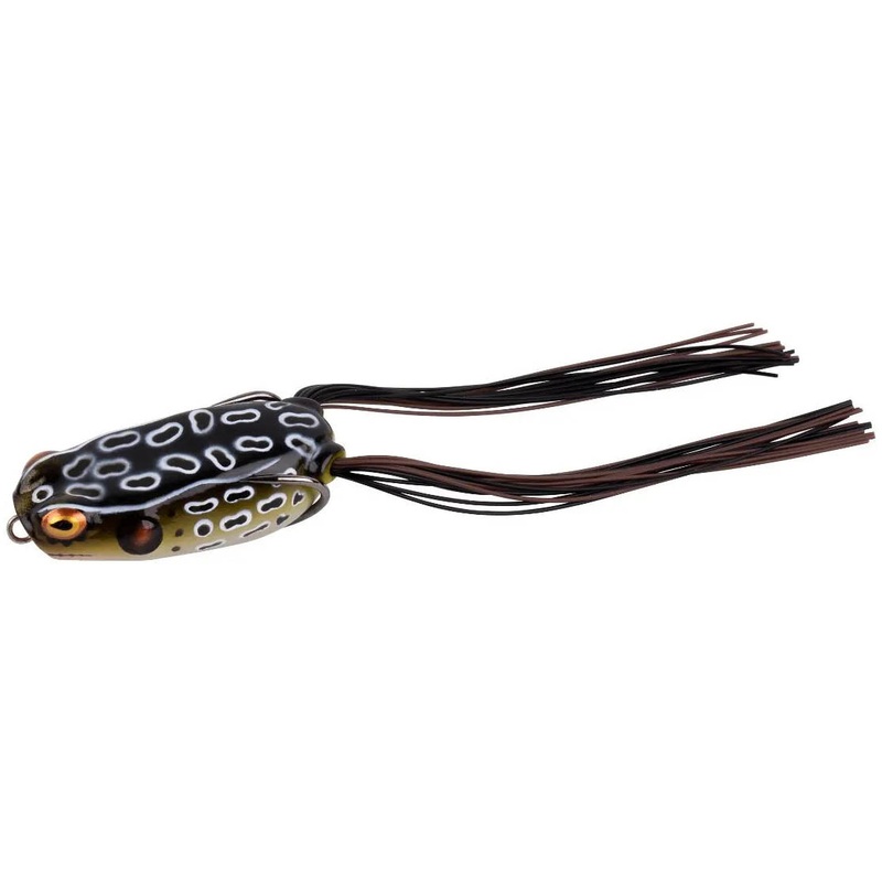 Booyah Poppin Pad Crasher Jr 2 inch Popping Frog Albino
