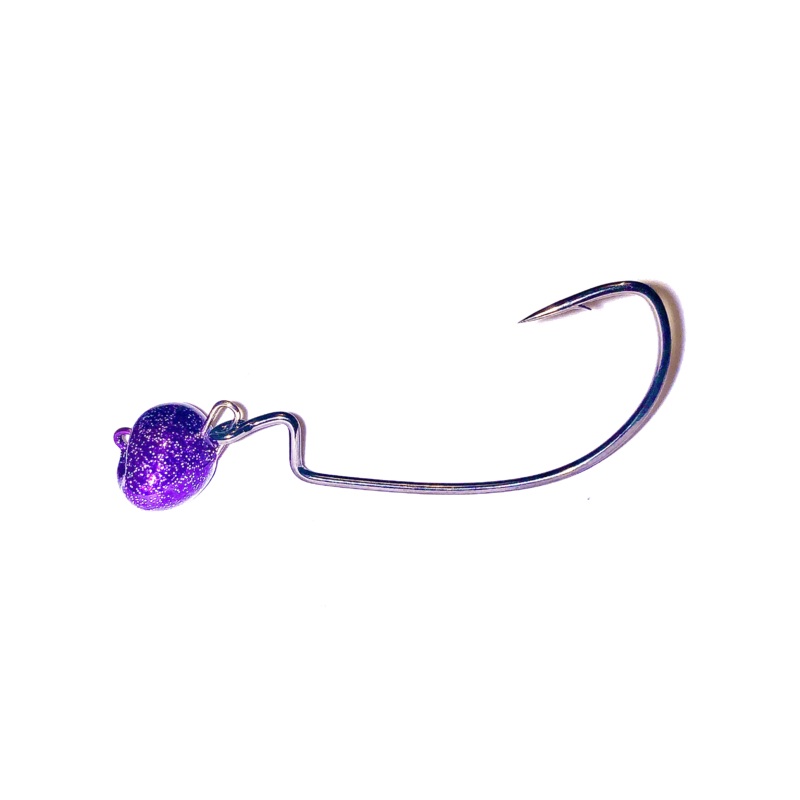 Purple Haze EWG Bass Swing Jigs 1/4oz 4/0