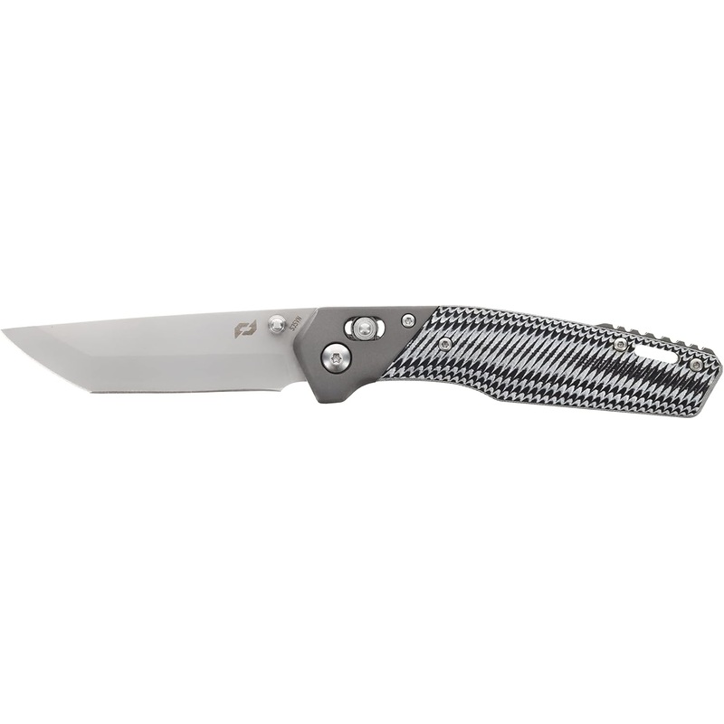 Schrade Krux Folding Knife Pivot Lock, 4.5″ Tanto Tip Blade