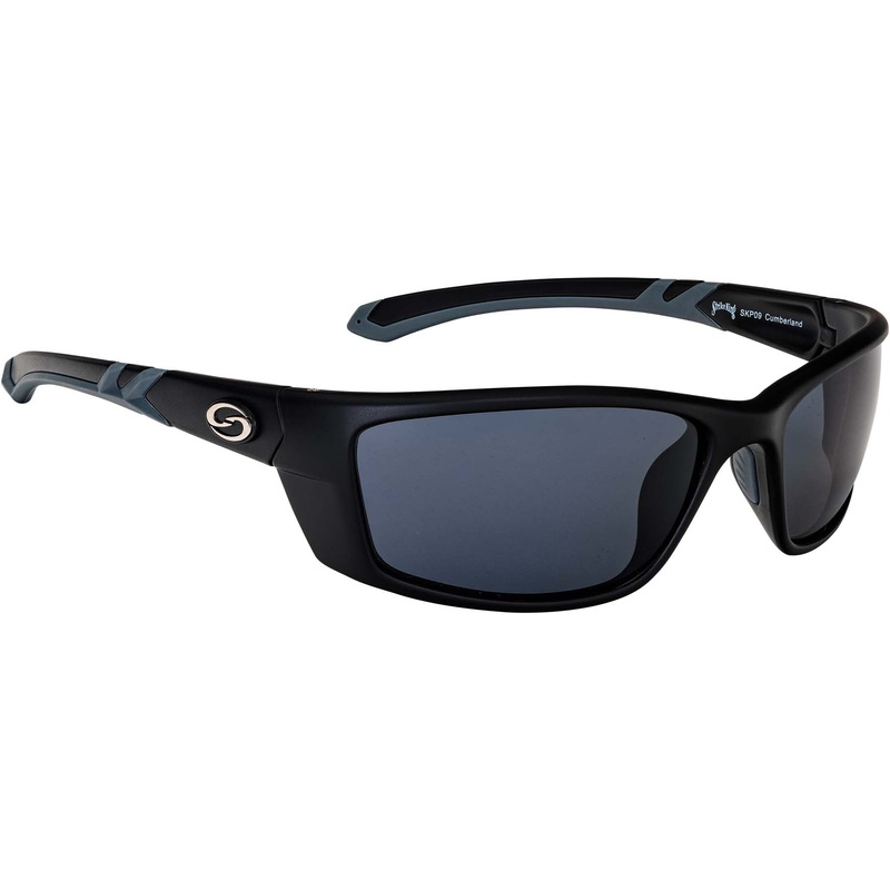 Strike King Plus Cumberland Polarized Sunglasses Matte Black Frame/Grey Lens