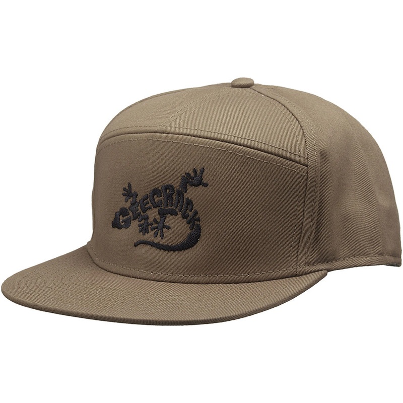 Geecrack Lizard Logo Otto Hat Coyote Brown