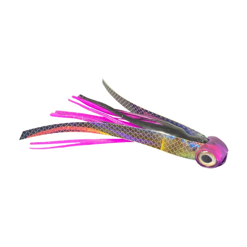 Islamorada Single Skirt Flying Fish Lure Green & Yellow 5″