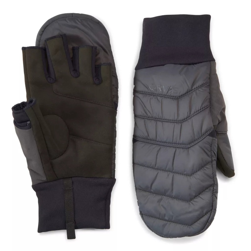 Orvis PRO Insulated Convertible Mitts Asphalt S