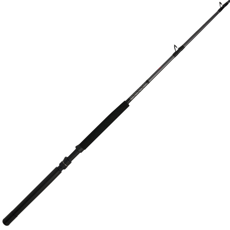 PENN Ally II Straight Butt Conventional Boat Rod Heavy 50 – 80 lb Seaguide Zirconium/PacBay Rollers