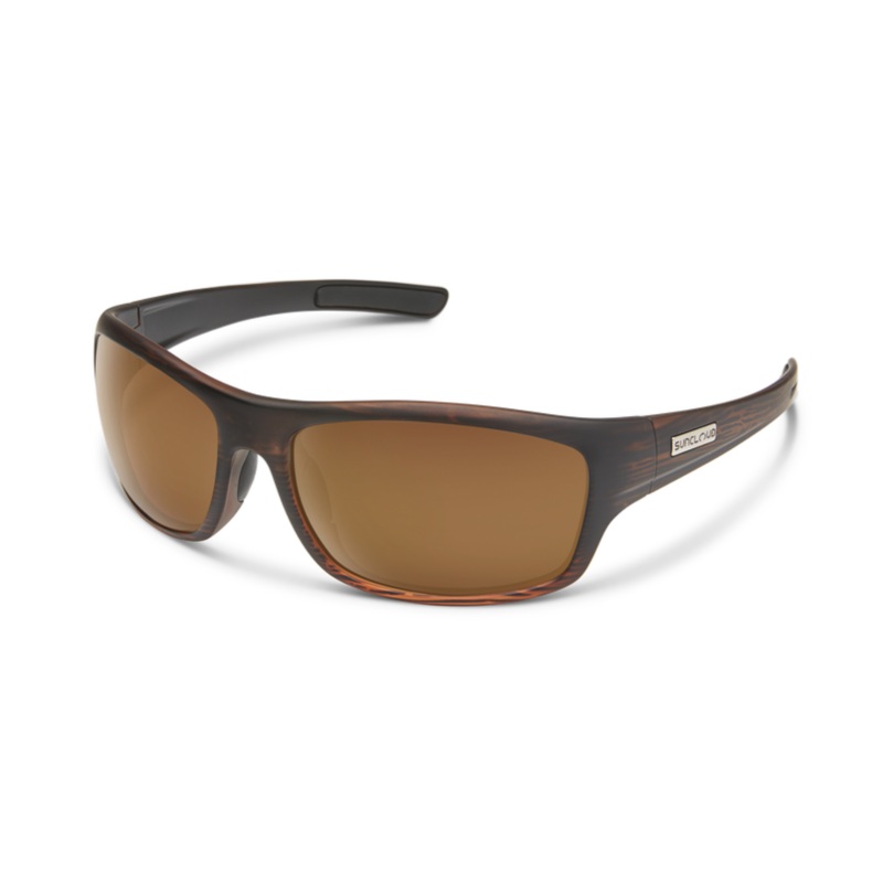 Suncloud Optics Cover Sunglass Polarized Polycarbonate Lens Burnished Brown + Polarized Brown Lens