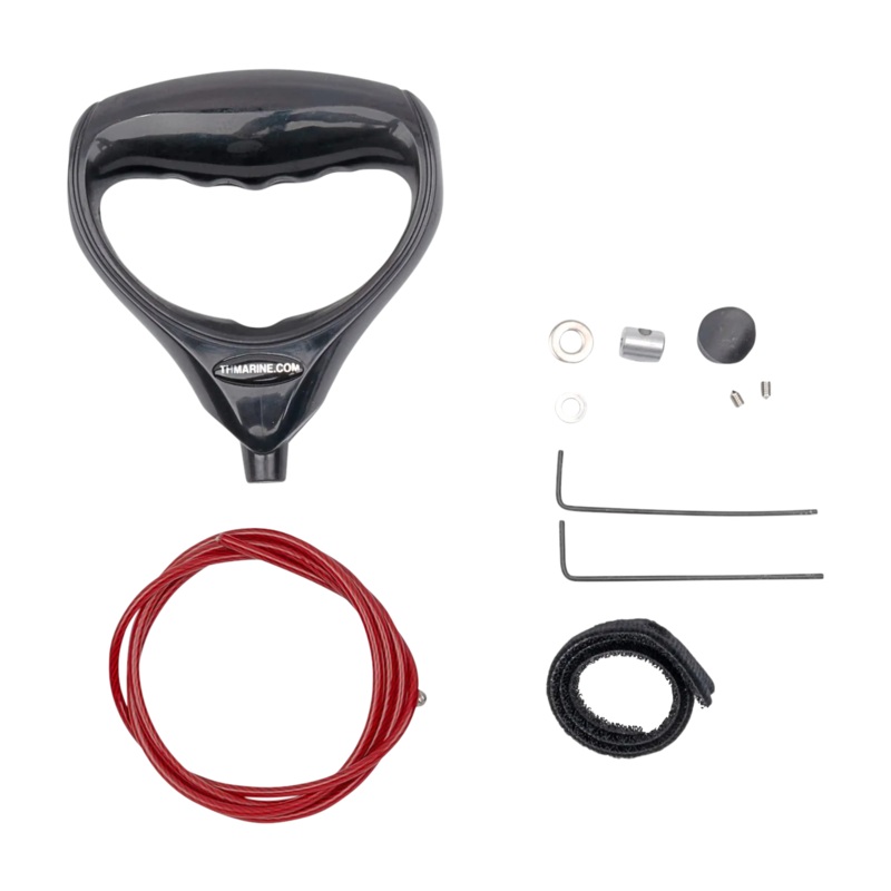 T-H Marine G-Force Trolling Motor Handle & Cable Black