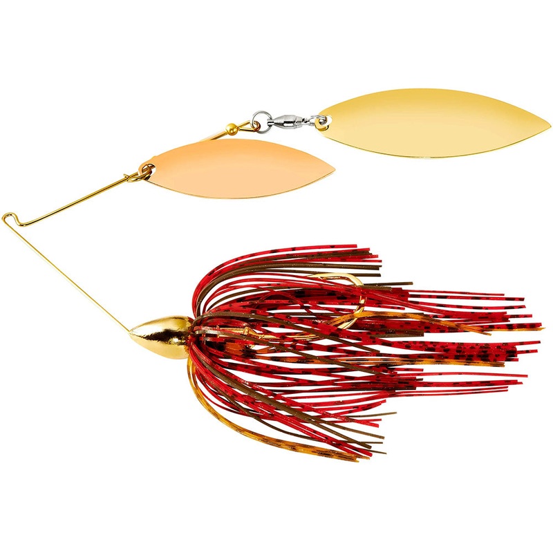 War Eagle Double Willow Gold Frame Spinnerbait – 3/8 oz Cole Slaw 3/8 oz