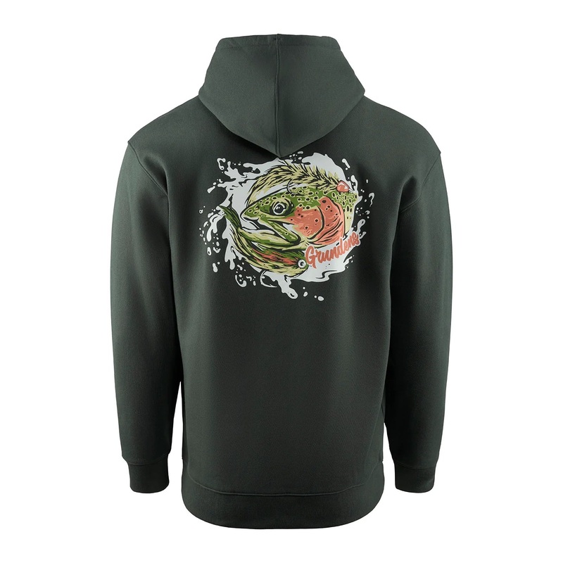 Grundns M’s Bankside Breakfast Hoodie Deep Forest S