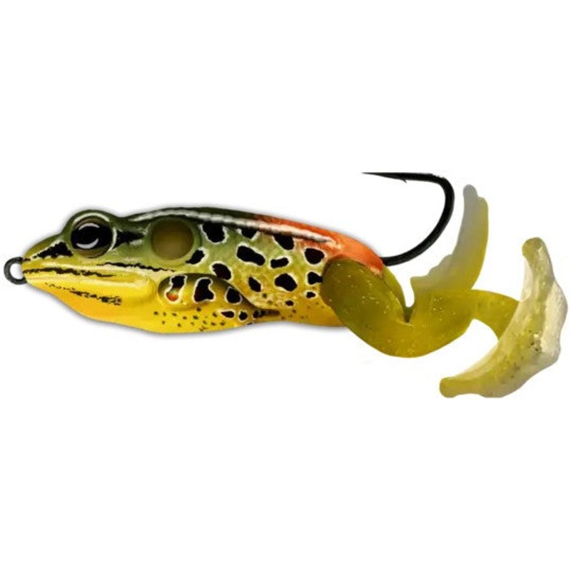 LIVETARGET Ultimate Frog Stride Bait Albino/White 2 1/2″ – 1 oz