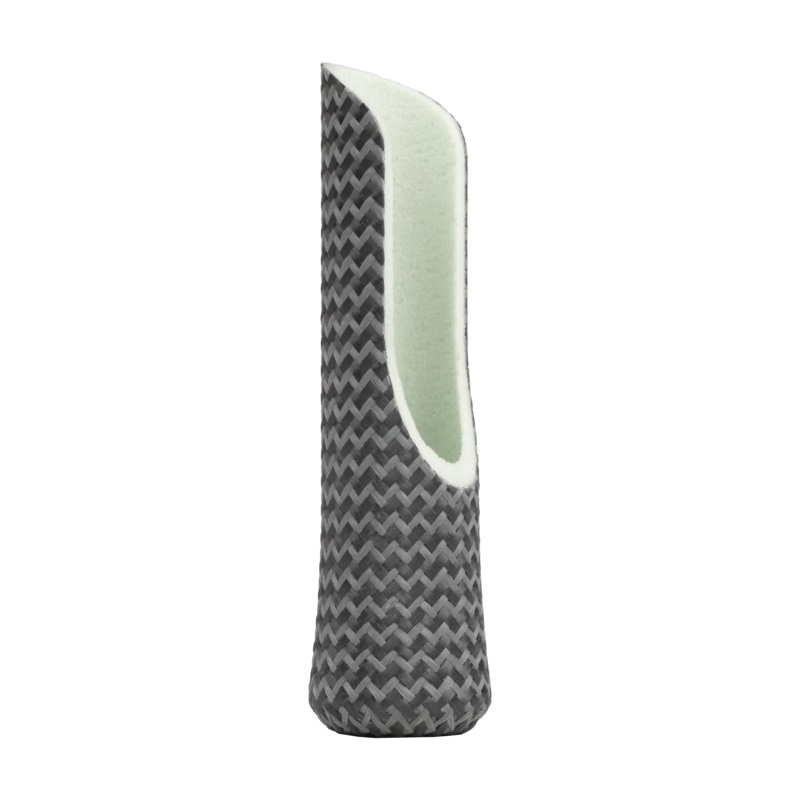 Fuji Carbon Fiber Rear Grip for NVSS Seats Black/Grey Size 13 Short