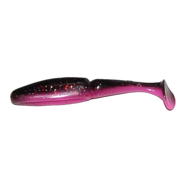 Gambler Little EZ 3 3/4 inch Segmented Paddle Tail Swimbait Acid