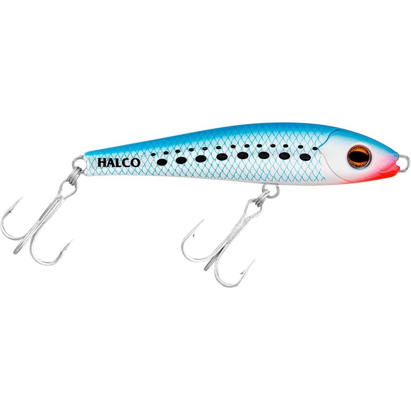 Halco Slidog 85 Rip-Bait – 3.3 Inch Chrome Tiger 3.3 inch – 1/2 oz