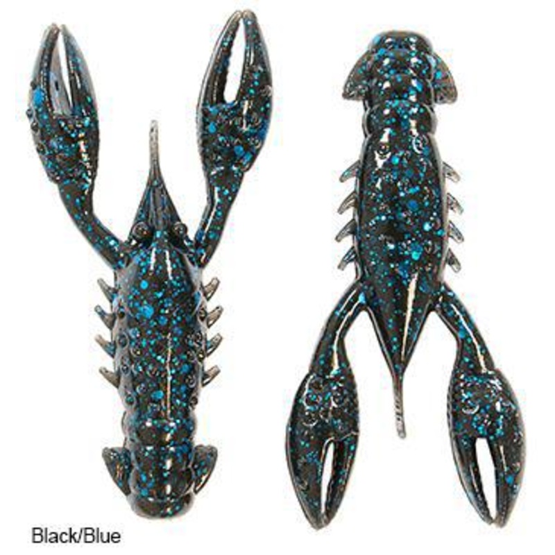 Z-Man TRD 2.5″ CrawZ (6 Pk) Black Blue