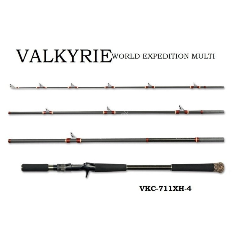Megabass Valkyrie Casting Rods VKC-711XH-4 7’11” Medium Fast