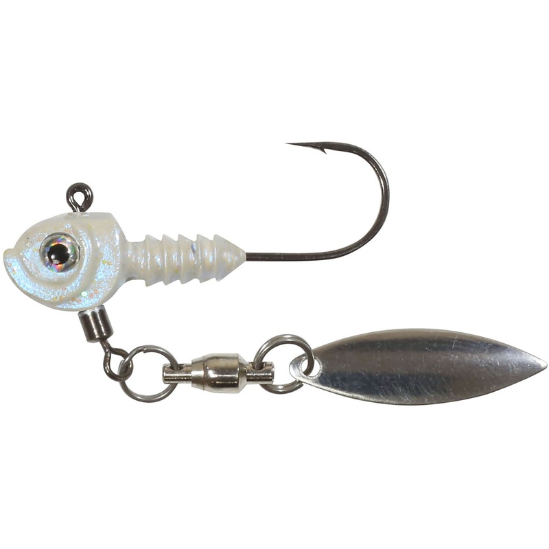 Northland Tackle Smeltinator Underspin Jighead – 1 Pack Gussy Shad 1/4 oz – 2/0