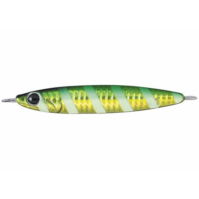 Daiwa Zakana Metal Jig Color: Zebra Glow Green Gold, 3 4/7