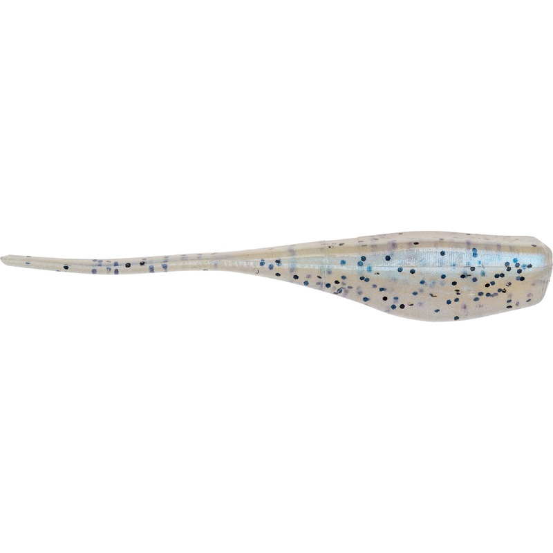 Mr. Crappie Lightning Shad Pintail Soft Plastic – 2 Inch Blue Grass