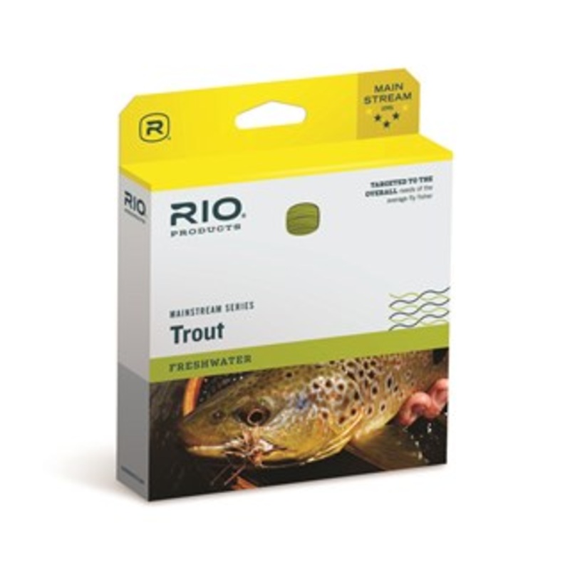 Rio Mainstream Full Sink Type 6 Fly Line Black WF4S6 (Sink Rate: 6.0 ips)