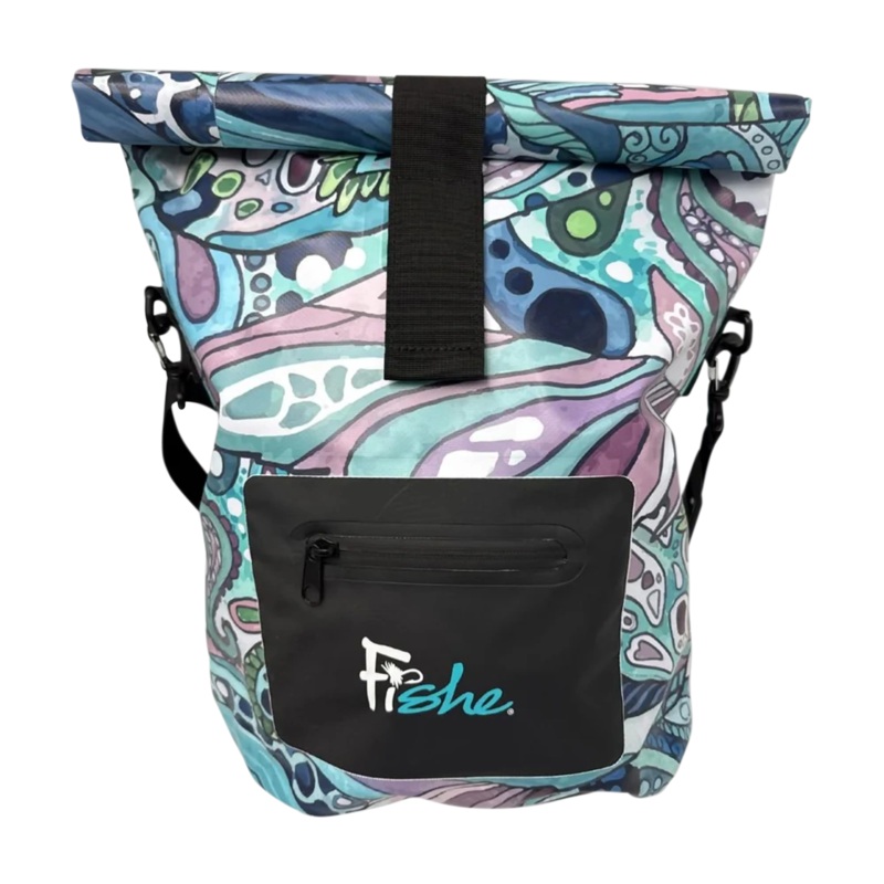 Fishe Roll Tote Dry Bags Radiant Redfish