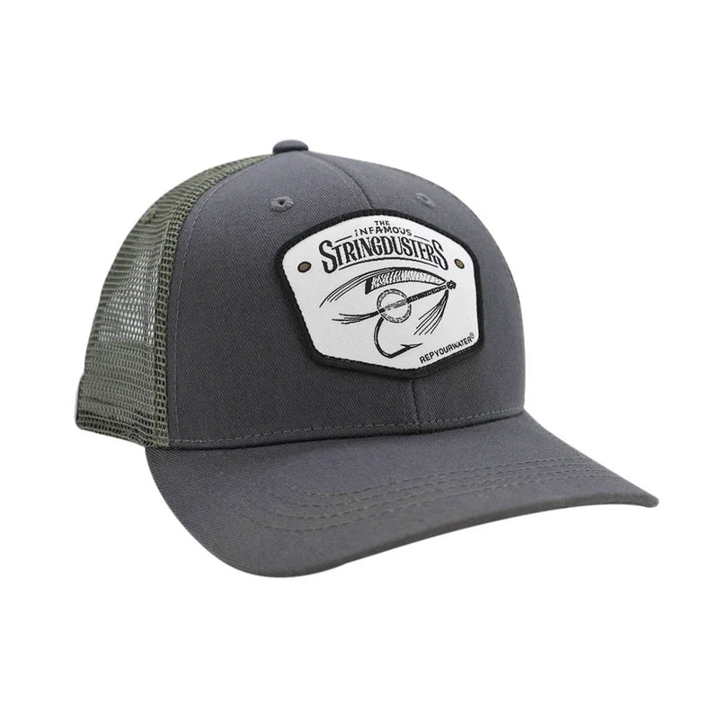 Rep Your Water – Infamous Stringdusters Banjo Fly Hatch Gray/Green