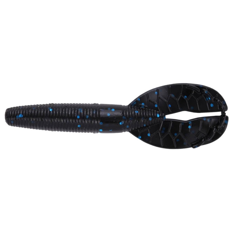 YAMAMOTO 3.5″ SHINOBI GRUB Black w/ LG Blue Flk – 021