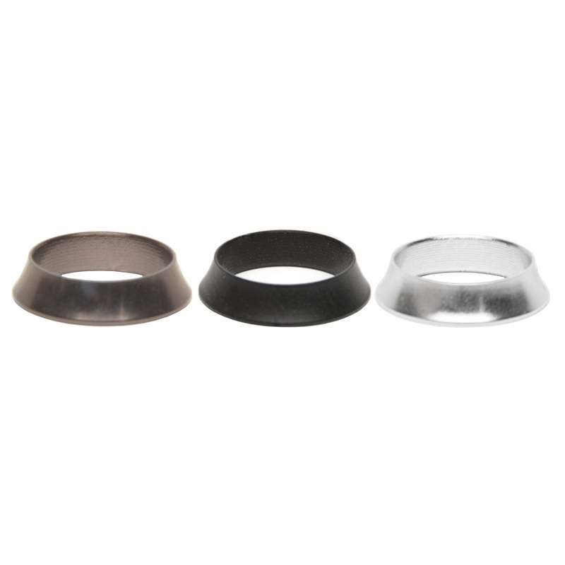 American Tackle FAWC Swooped Aluminum Winding Checks – Polished Finish Black 8.0