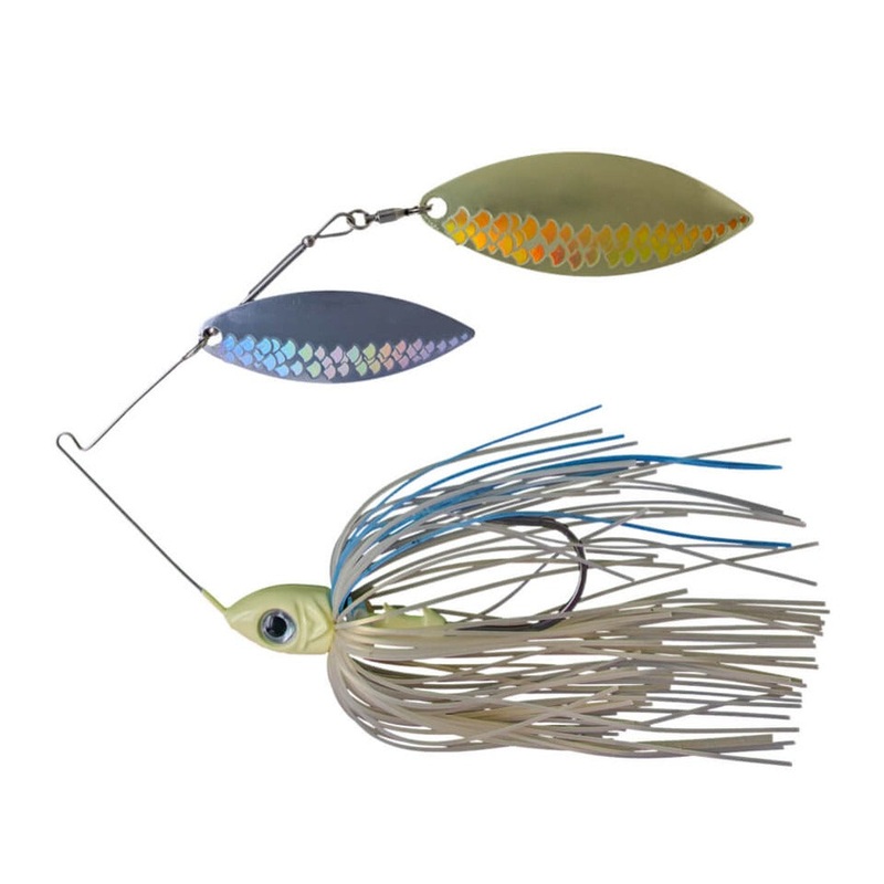 Buckeye Lures Select Spinnerbait – 3/4 oz Blue Glimmer 3/4 oz