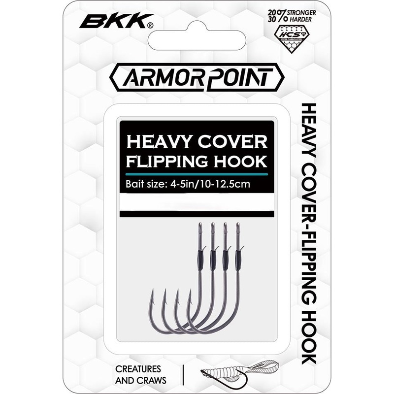 BKK Armor-Point Heavy Cover Flipping Hooks 2/0 4 pack