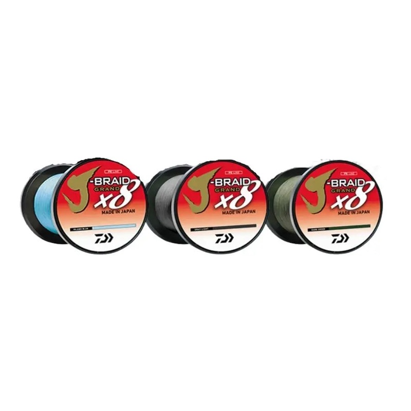 DAIWA J-BRAID x8 GRAND BULK SPOOL 3000YDS ISLAND BLUE 10lb