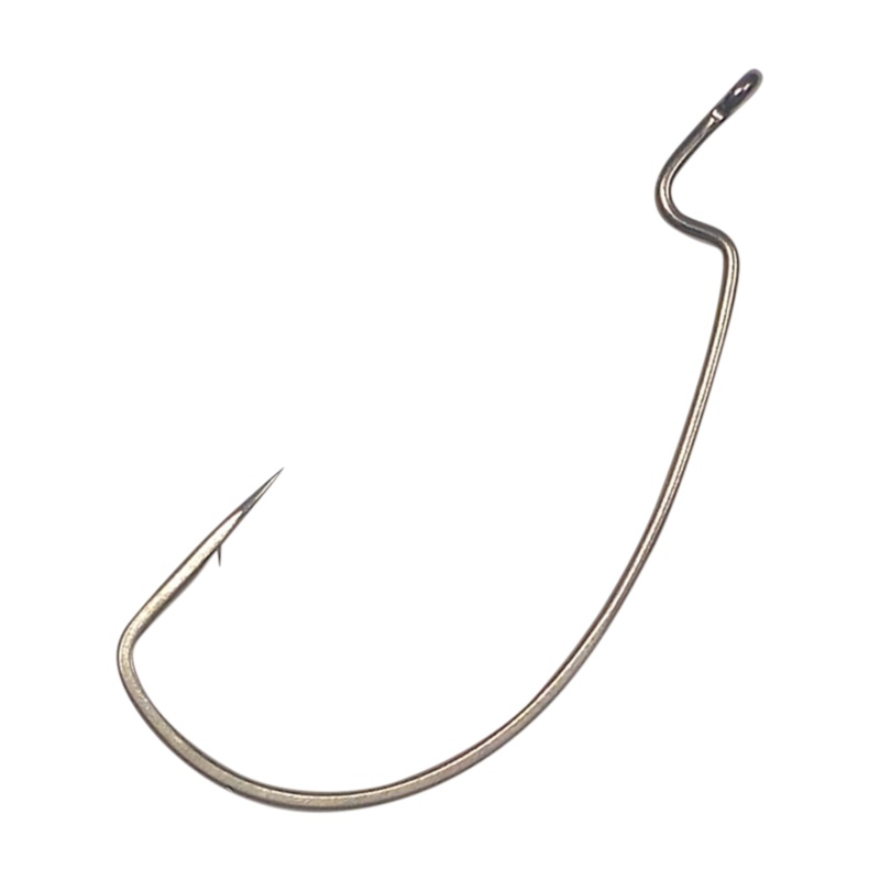 Gamakatsu Offset EWG Worm Hooks – Black 2/0