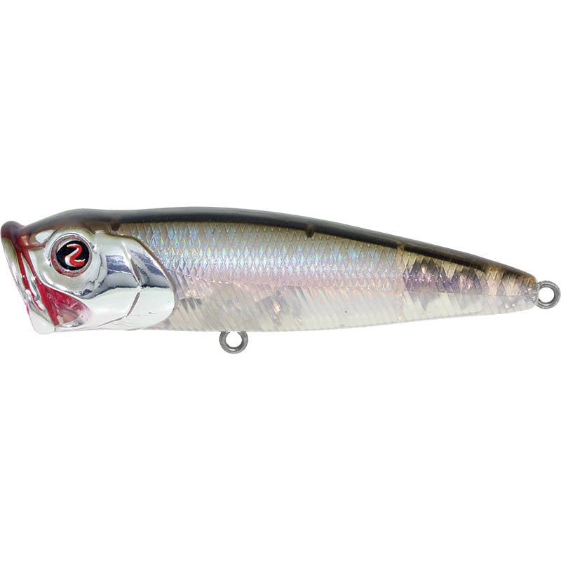 River2Sea Bubble Popper 88 Topwater Popper Abalone Shad