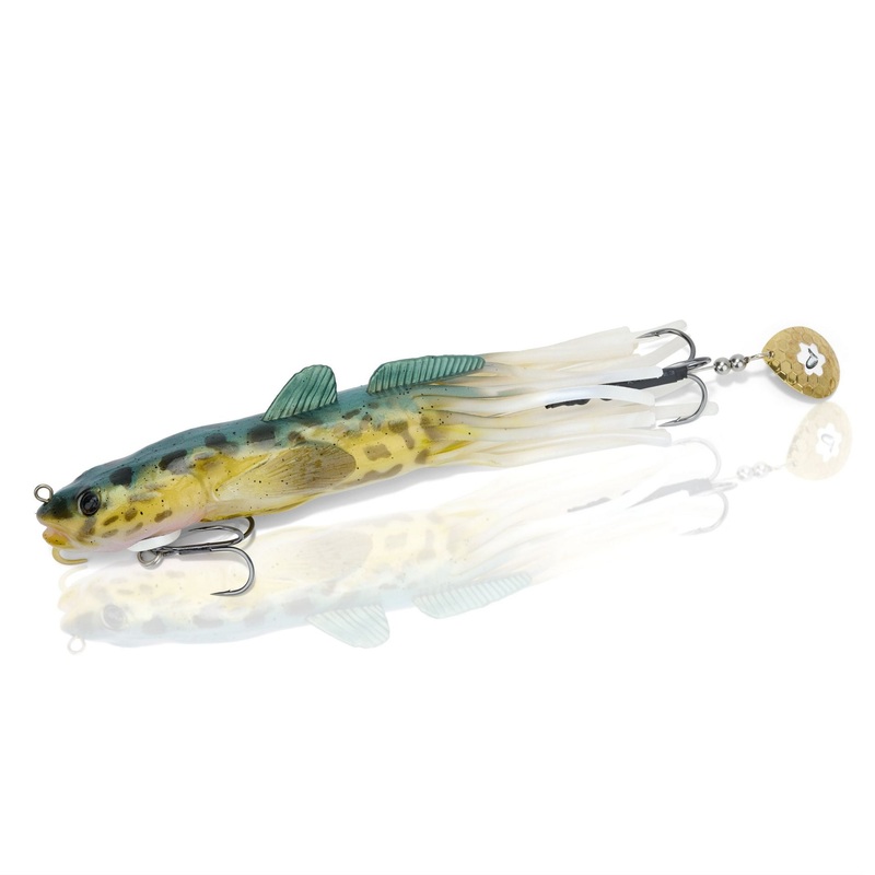 Savage Gear 3D Burbot Tube White Chartreuse