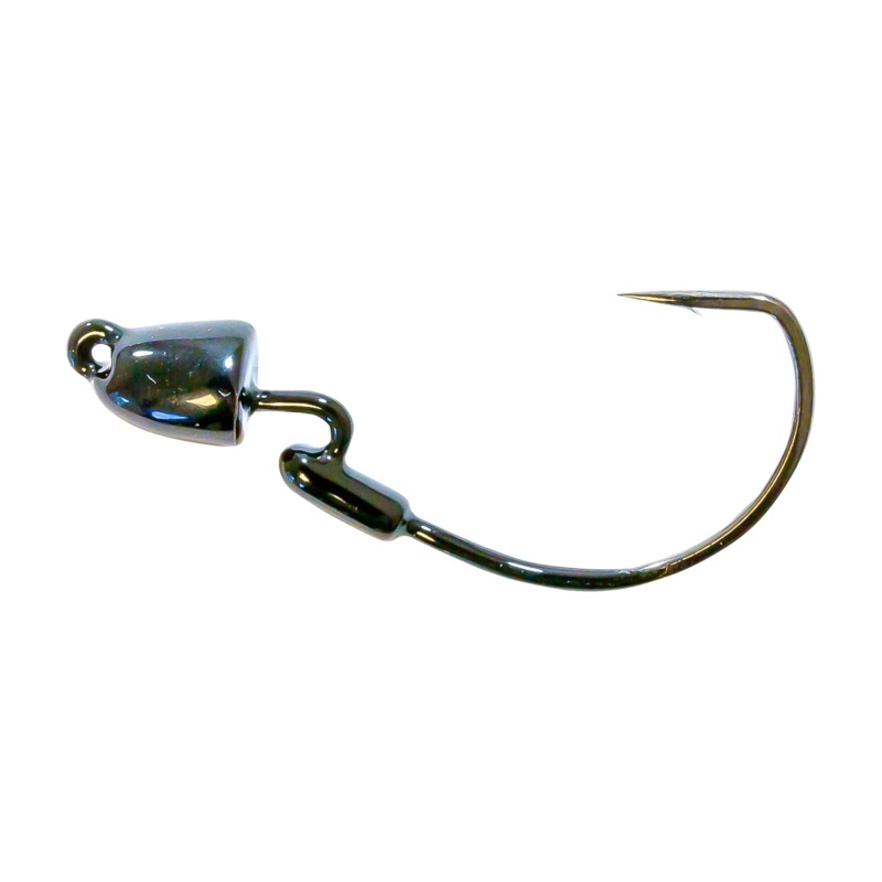 Z-Man Finesse BulletZ Weedless Jigheads Black 1/10 oz. (3-Pack)