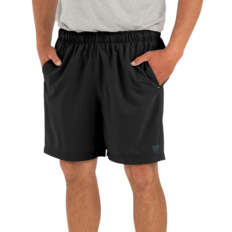 Free Fly Men’s Breeze Short – 6″ Black Small