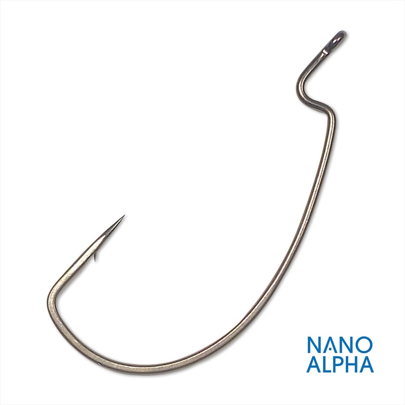 Gamakatsu Offset Shank EWG Nano Alpha Worm Hooks #1/0 – 6 pack