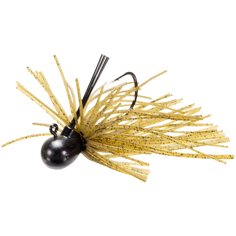 KEITECH GUARD SPIN JIG Green Pumpkin 1/8 oz