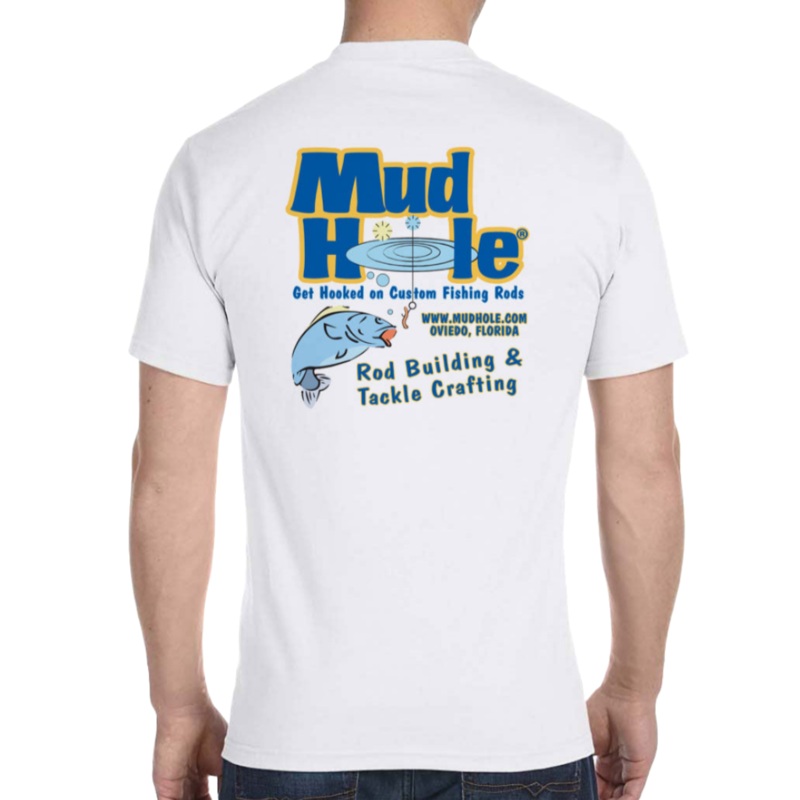 Mud Hole T-Shirt (White) Large