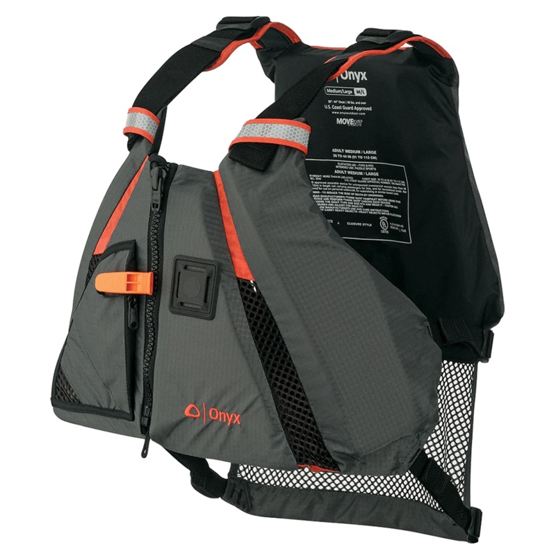 ONYX MOVEVENT DYNAMIC LIFE JACKET – ORANGE XS/SM